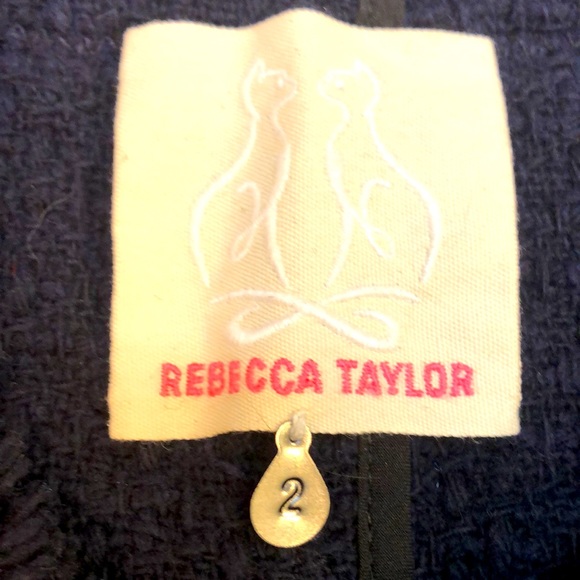 Rebecca Taylor wool and leather jacket - Picture 2 of 3